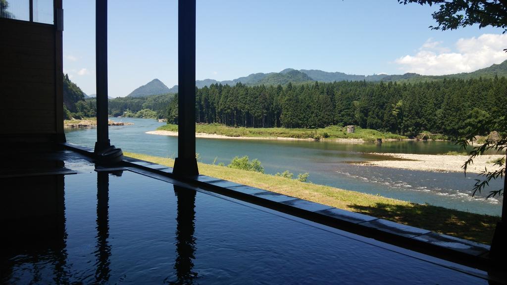 阿贺野 Furusawaya酒店 外观 照片
