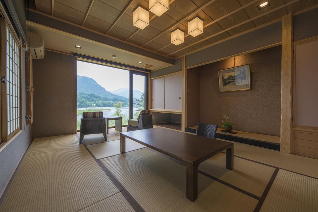 阿贺野 Furusawaya酒店 外观 照片
