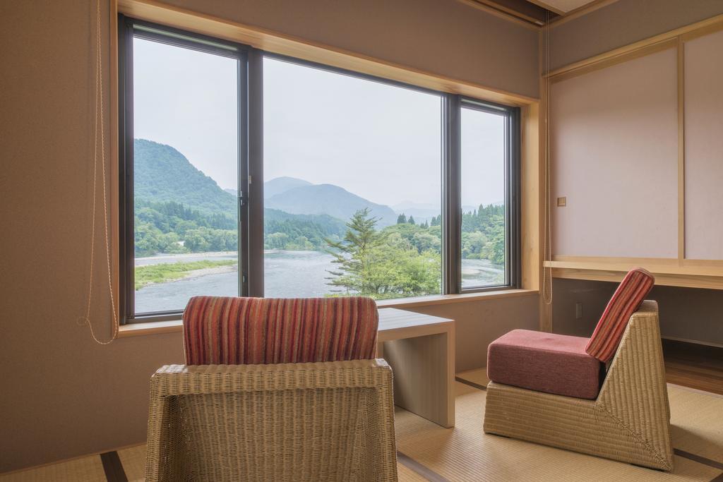 阿贺野 Furusawaya酒店 外观 照片